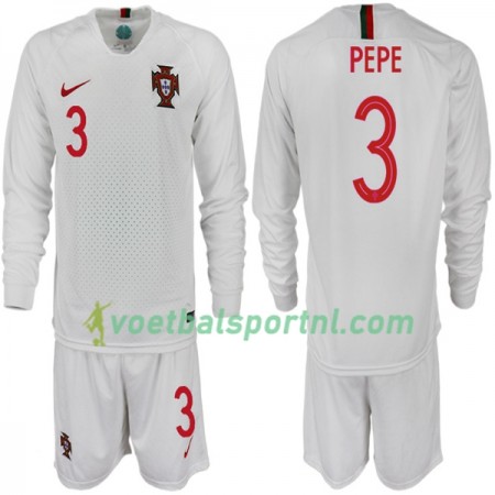 Portugal PEPE 3 Kind Uit Tenue WK voetbal 2018 L/S